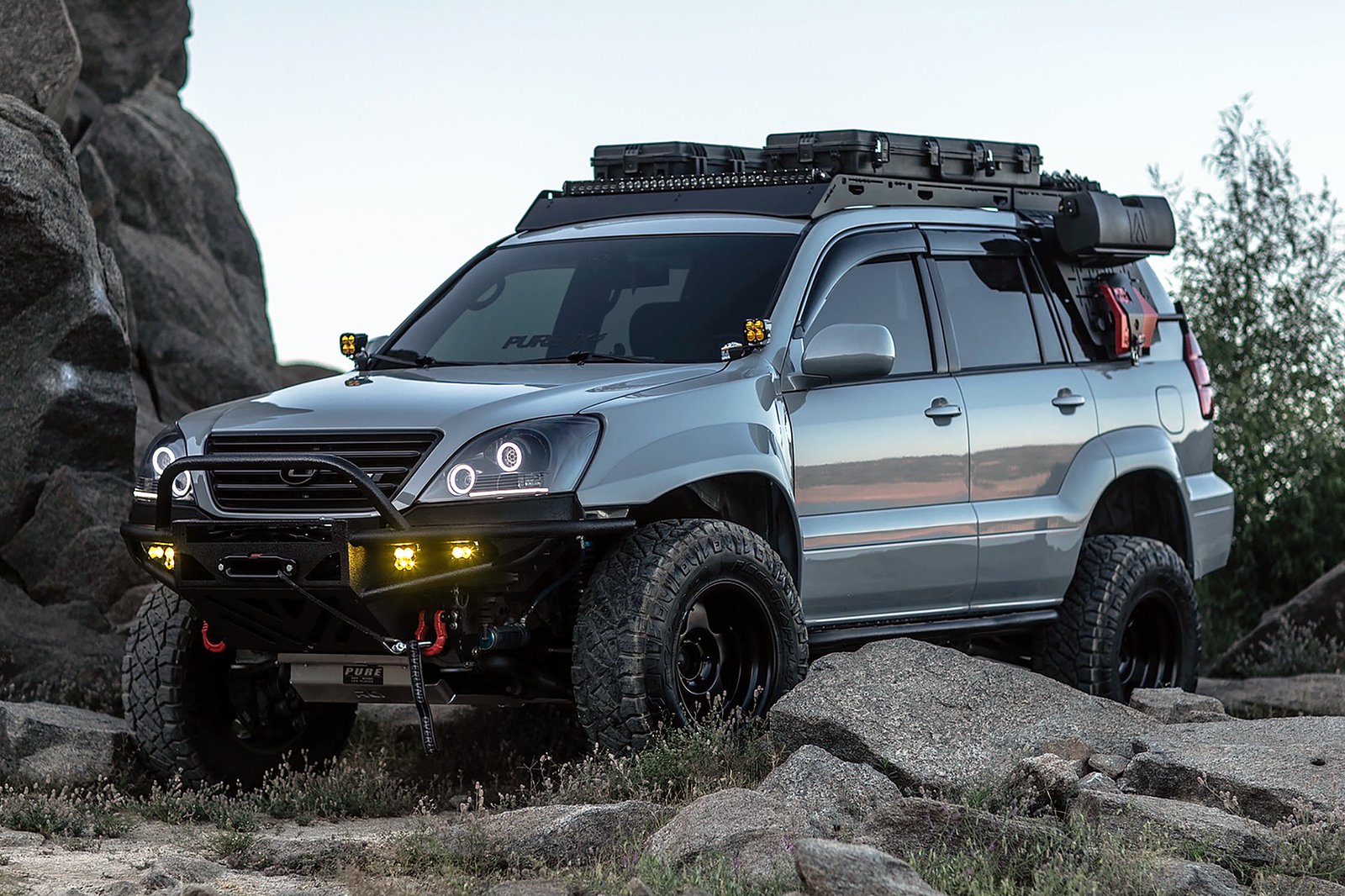 Roof rack best sale lexus gx470